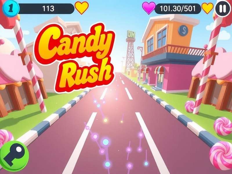Candy Rush Gameplay Screenshot